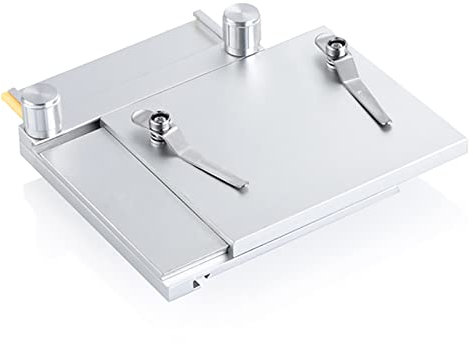 Toplionace 40mm Hub Mikroskop, Präzise Bewegliche Plattform Makro Arbeitstisch XY Achsen Verschiebung Schlitten Manueller Schiebetisch (mit Klemme)