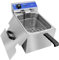 TAIMIKO Friteuse Électrique Commerciale en acier inoxydable 3000W 220V-240V Thermostat 60-200 °C