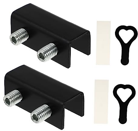 jojofuny 2 STK Schiebefensterverriegelung Schiebetürschloss für die Terrassentür Fenster sperrt Sicherheit fensterschutz fenstersperre Fenstersicherungen kindersicher Fensterstopper