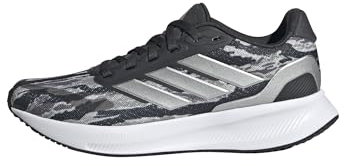 adidas RUNFALCON 5 Shoes Junior, Zapatillas, Silver Pebble/Silver Met./Carbon, 24 EU
