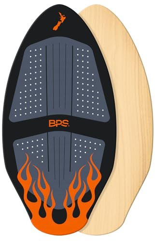 BPS 'Flame' Skimboard (40 Inch, Black/Orange) Without RPET Bag
