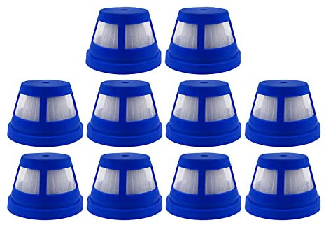 LIbgiubhy 10 Stück HEPA Filter Akku Handstaubsaugerfilter Staubsauger Ersatzteil