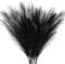 AFAMITOO Herbe de la pampa artificielle à 6 tiges, 110 cm, grande herbe de la pampa artificielle style bohème pour salon, table de mariage, décoration de vase, noir