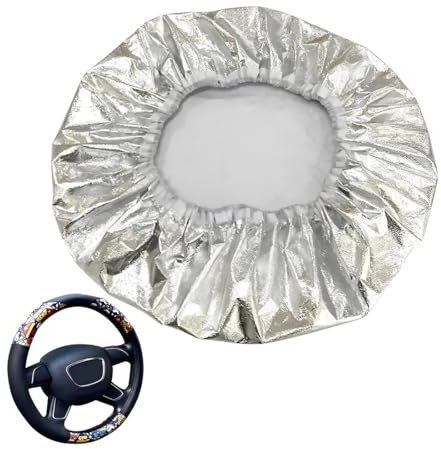 Parasol para Volante de Coche, Cubierta de Parasol para Volante, Cubierta para Volante de Cochede Coche Universal, Funda de Protección Solar del Volante, Funda Protectora para El Volante del Coche