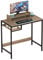 DOSDIOS Gaming Computer Desk, 80x42cm Home Office Desk with Storage Shelf, Writing Table with Monitor Stand