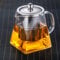 YUEMING Théière en Verre, 750ML Théière avec Filtre Infuseur en Acier Inoxydable Résistant à La Chaleur, Théière en Verre pour Floraison, Thé en Vrac