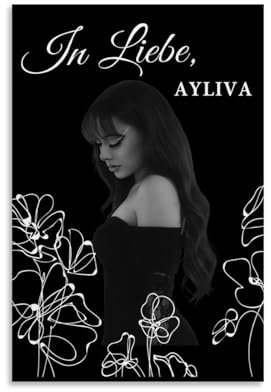 FVLYRWMQX Ayliva Poster Muaic Singer Vintage Für Zimmer, Ästhetische Leinwand-Wandkunst, Schlafzimmer-Dekor Poster 12x18inch(30x45cm)