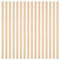 Dekorative Halbe Holzperlen, Zierleiste, unlackiert, dekorative 3D-Perlen, Holzleiste für Zuhause, Wand, Schrank, Regal und Fenster, Tür, niedliche DIY-Zierleiste (40 x 1,8 x 1,8 x 1,1 cm)