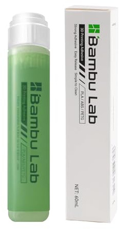 For Bambu Original 3D Printer Adhesive 60ML Liquid Glue for Build Plate, Strong Bonding 3D Printer Glue for HeatingBed, No Residue, Avoid Warping of ABS/PLA/PETG/TPU Filaments