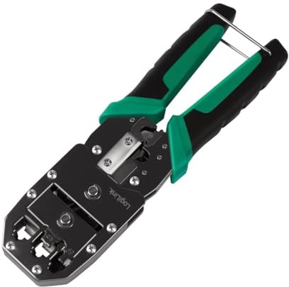 LogiLink WZ0079 - Multifunktions-Crimpzange 6-in-1 für Telefon- und Netzwerkkabel