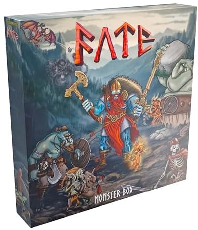 Monsterbox – Fate: Die Verteidiger von Grimheim – mit 135 Miniaturen – Erweiterung für das Grundspiel – Kunststoff-Figuren statt Marker, unbemalt & detailreich – ELZNIR GAMES