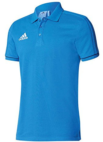 adidas Tiro17 Co Polo, Hombre, Azul/Blanco (Collegiate Navy), S