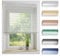 ourdeco® Aluminium-Jalousie / 220 x 220 Weiß (Breite x Höhe) / Montage an Wand oder Decke, Premium Alu-Jalousie