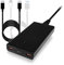 BatPower P120B High Power Delivery Slim 120W USB-C Laptop Charger Compatible with HP Dell Razer Lenovo Surface Book 3 2 Pro X Laptop PD USB C power supply notebook tablet Type C adapter Dual USB QC3.0