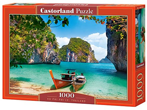 Castorland C-104154-2 Ko Phi Le, Thailand, 1000 Teil Puzzle, bunt
