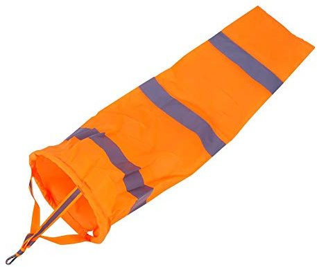 Cafopgrill Windsock, Fashion Durable Rip-Stop Outdoor Wind Measurement Sock Bags with Reflective Belts Grommet for Wind Direction Measurement(30in)