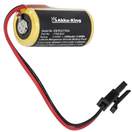 PLC Batterie kompatibel mit Allen Bradley 1756-BA2 - Li-MnO2 1200mAh - für ControlLogix 5561, 5562, 5563, 5564
