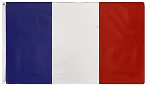FlagScout - Frankreich Flagge | 90 x 150 cm | Flaggen mit top Qualität, hochwertiger Verarbeitung und kräftigen Farben