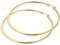 JewelryWe Große Creolen Ohrringe Damen: 73 mm Gold Edelstahl Flache Runde Kreis Huggie Creolen Hängnde Ohrringe Ohrstecker Ohrhänger Mode Schmuck Geschenk für Frauen Mädchen