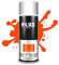 PLUS HOME Pintura Spray 520cc para pintar todo tipo de super cies: madera, metal, cartón, tela, piedra, bra de vidrio, plásticos rígidos, etc para bricolaje y DIY.Naranja (Ral:2009)(Paquete de 1)