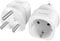 Südafrika Reiseadapter, 2 Pack Reisestecker Typ M, EU nach Südafrika Reiseadapter, Steckdosenadapter für Südafrika, Sri Lanka, Lesotho, Tschad, Ghana, Bahrain