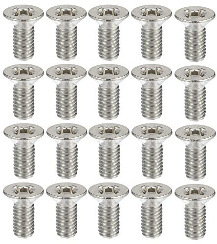 X AUTOHAUX 20pcs Frein Disque Rotor Vis Boulons Kit 93600-06014-0H pour Honda
