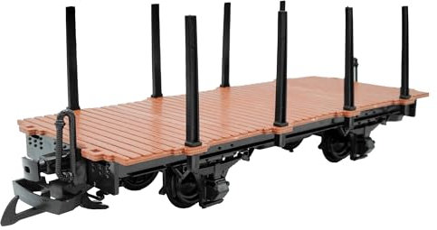 ML-Train Rungenwagen braun/schwarz als Spur-G modularer Modelleisenbahn Bausatz - Gartenbahn Zubehör