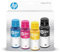 HP GT52 CMY/GT53 Lot de 4 bouteilles d'encre noire
