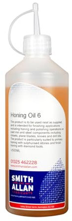 Honing Oil 6 Highly Refined Chisel/Knife/Drill Bit Sharpening Fluid 500ml