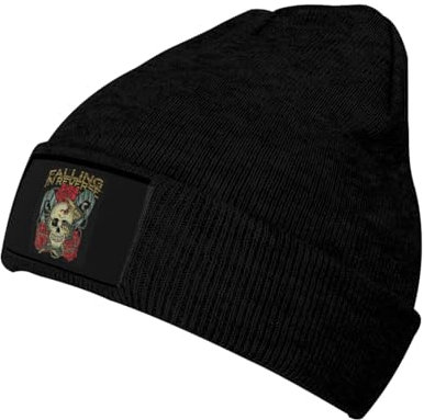 CARGUS Wintermütze der Falling Rock Band Merch für Damen Herren, trendy, weiche Beanie-Mütze, Streetstyle-Strickmütze, Wintermütze