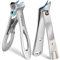 DRMODE Nail Clippers for Men Thick Nails, Slanted Large Toe Nail Clippers for Thick Nails for Seniors with Wide Opening, Sharp Upgraded Ingrown Toenail Clippers