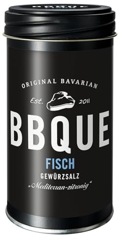 BBQUE Fisch Grillgewürz, hochwertige Gewürzmischung zum Grillen - 1 x 140g - Maxigröße