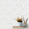 ICYEHAO Geometrische Tapete Schwarz Weiß,44.5 x 1000cm Tapete Streifen Schwarz Moderne Tapeten Boho Tapete Klebefolie Tapete Möbelfolie Selbstklebend für Badezimmer Wohnzimmer Schlafzimmer Küche