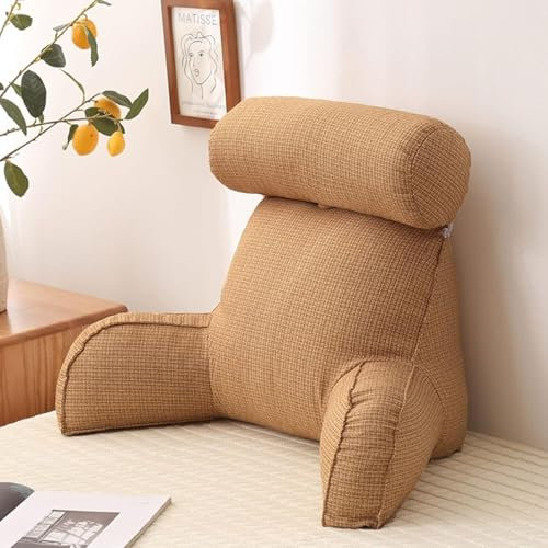 Coussin de lecture, dossier, support lombaire, siège avec accoudoirs, support dorsal for adultes, adolescents, enfants, femmes enceintes et femmes for lire des livres, jouer à des jeux et regarder la
