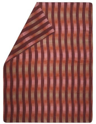 David Fussenegger Kuscheldecke Farbverlauf 150x200cm Flauschige Sofadecke aus Recycling-Baumwolle nachhaltig produziert ÖkoTex100 GRS Made in Austria Farbe Bordeaux