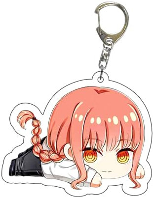 nicamaikoo eu Chainsaw Man Cute Anime Keychain Anime Key Chain Cosplay Props Anime Decorations Anime Pendant For Home And Car Keys Backpack Bag Pendant