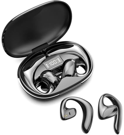 M8 Smart Voice Translator Earbuds, Offline Ohrhörer Übersetzer, Kabellose Bluetooth Übersetzungs Ohrhörer, Unterstützung von mehr als 140 Sprachen Multicountry für Travel Learning (Schwarz)