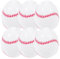 Toyvian 12pcs Openable Baseball Easter Eggs Fillable Eggs for Easter Safe and Boxes for Boys and Girls Fun