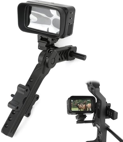 Bogenschießen Nachtsichtgerät, 5X Digitaler Zoom Nachtsicht, Optional mit Ständer für Compound Bogen Jagd, Überwachung, Spotting (Nachtsicht mit Ständer)