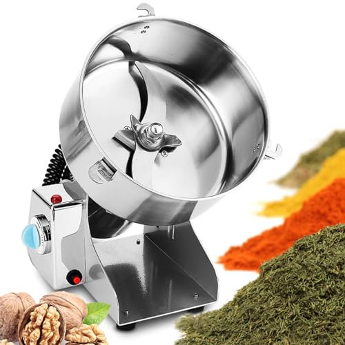 Home Accessories Commercial Electric Grain Mill Grinder 32000r/min High-Speed Stainless Steel Superfine Powder Grinder for Kitchen Home - Dr