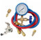CTIRCHIU Manifold Gauge Set für Kfz Klimaanlagen mit Hochdruckschläuchen Professionelles Reparaturwerkzeug für Effizientes Testen Befüllen und Evakuieren von Klimaanlagen