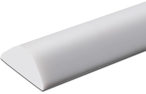 Seuil de Douche Autocollant Blanc 1 m, Flexible et Découpable
