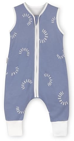 Ehrenkind® Schlafsack mit Füßen | Sommer 1.0 TOG | Babyschlafsack mit 100% Bio-Baumwolle OEKO-TEX
