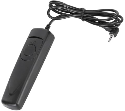 Fawfose RS-60E3 Cavo di Controllo Remoto per Rilascio Otturatore per 500D 450D 700D 650D 550D 60D Previene le Vibrazioni Fotografia a Lunga Esposizione 1 M Plastica Metallo