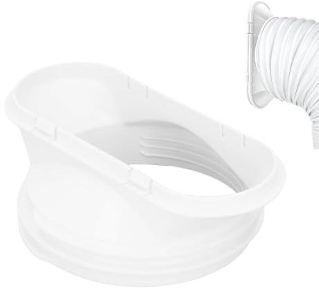 Portable AC Hose Coupler - Exhaust Window Adapter | Flat Connector