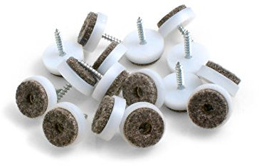 Design61 16 Filzgleiter Möbelgleiter Stuhlgleiter Bodenschutz 20mm zum Anschrauben