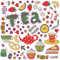 Wandkings Fliesensticker - Wähle ein Motiv - Teatime - Sticker für z.B. Fliesen, Fliesenspiegel in Küche & mehr
