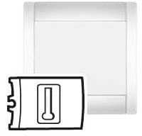 Legrand 085663 White Sagan T-Shaped Telephone Socket Cover