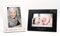 CustomDesign.Shop Cadre de photo personnalisé | Concevez un présent unique | Gravure laser - 15x20cm, Blanc, Portrait