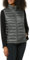 Amazon Essentials Damen Leichte, Wasserbeständige Pufferweste, Verstaubar, Dunkelgrau Meliert, M